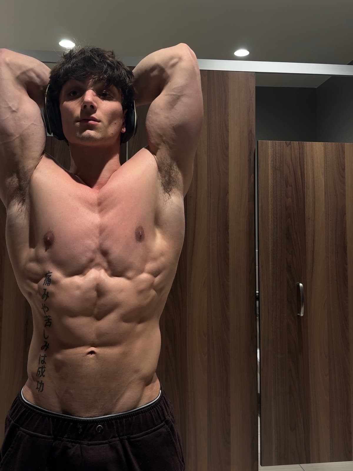 Kris Oddo after years of structured strength training and nutrition