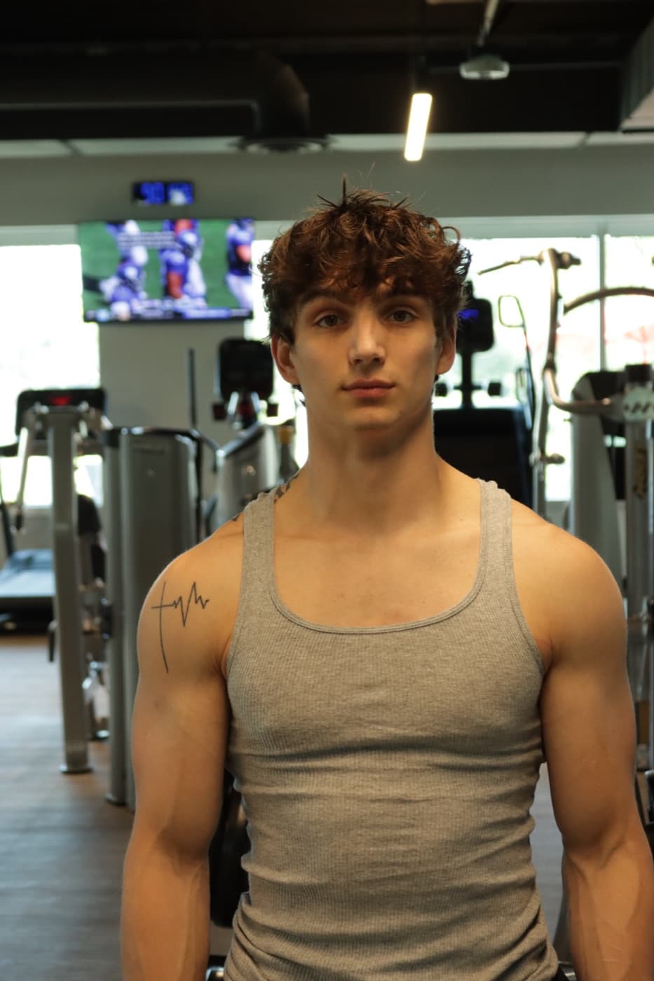 Kris Oddo, NASM-CPT, in the gym