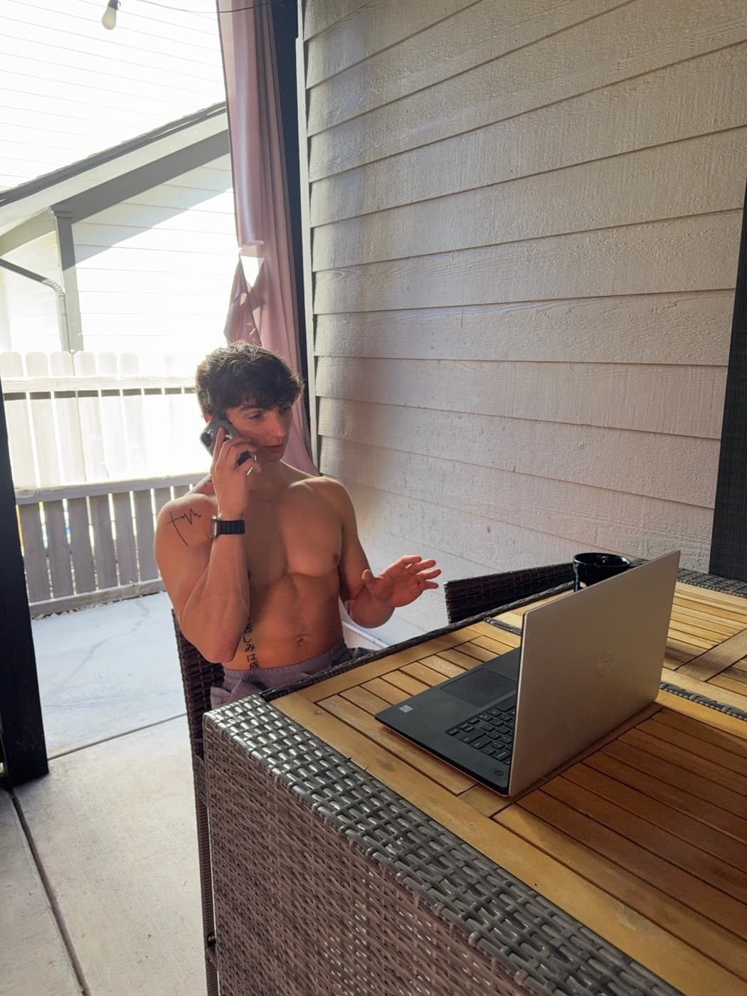 Kris Oddo on a coaching call with a client